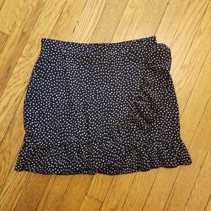 Pretty Little Thing polka dot wrap skirt